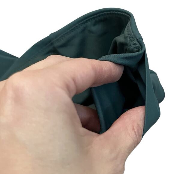 Vuori Dune Bikini Bottom Large Beryl Green High Rise Media Pocket Cheeky Sporty - Picture 4 of 4